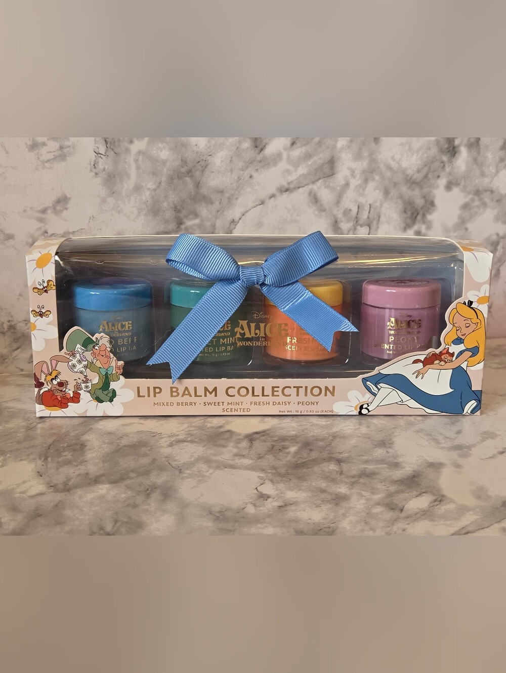 Disney Alice in Wonderland Scented Lip Balm Collection